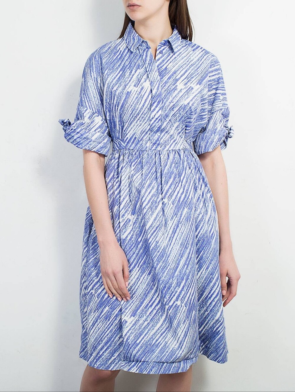 Vika Gazinskaya & Other Stories Blue White Dress Size 8